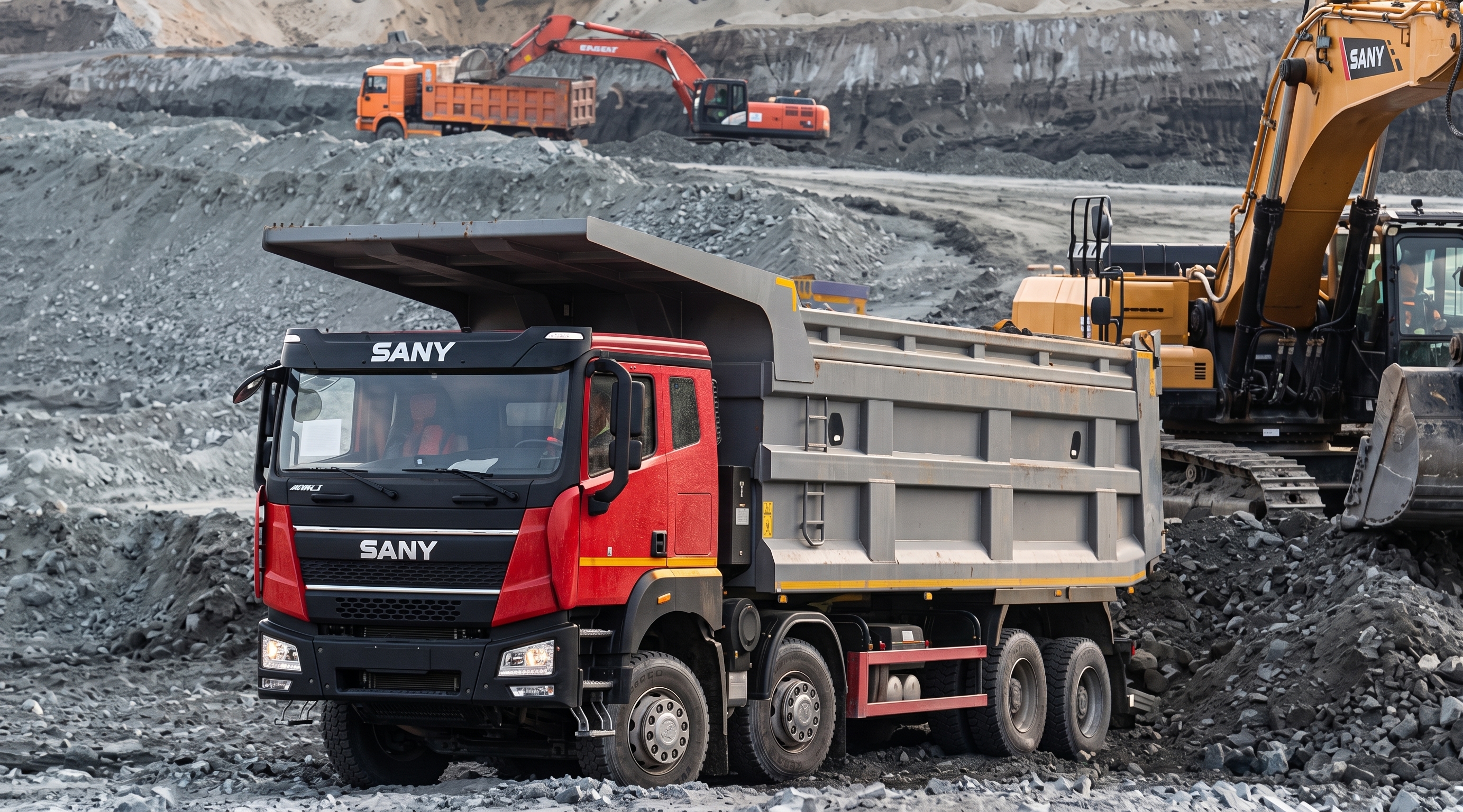 Самосвал SANY 8x4